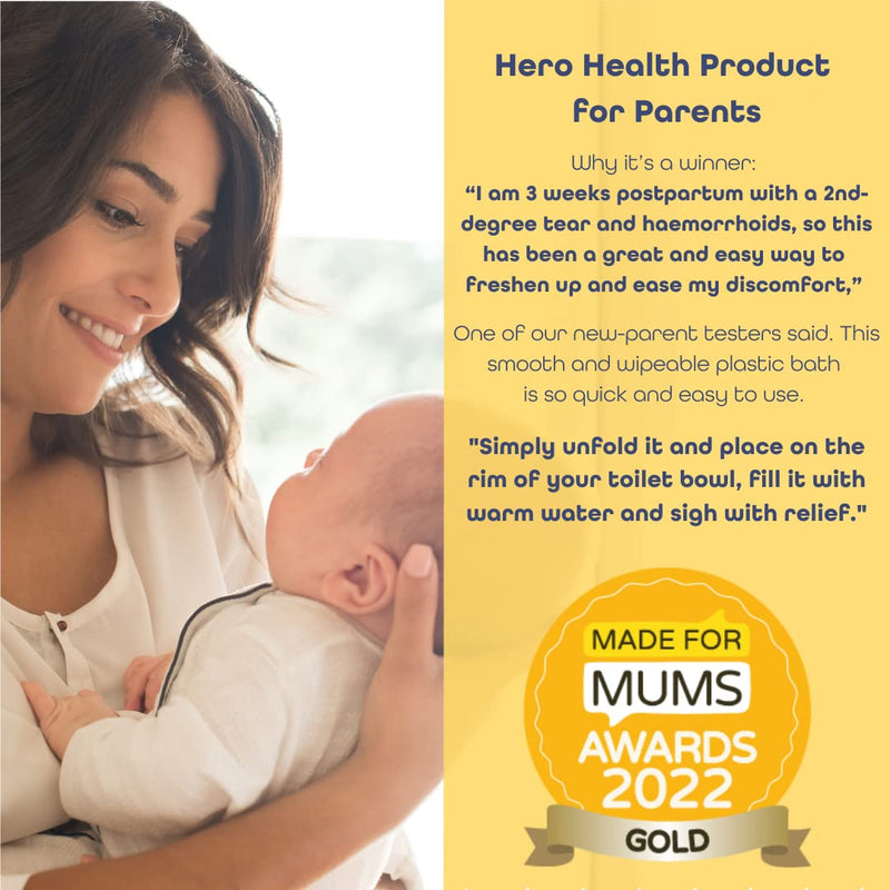 First Days Maternity Collapsible Sitz Bath for Pregnancy & Postpartum Recovery, Haemorrhoids etc. 1 - BeesActive Australia