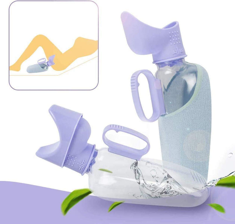 VOCA Urinals for Women Urine Container 700mL Spill Proof Urinary Chamb Female Portable Pee Wee Bottles Easy to Clean - BeesActive Australia