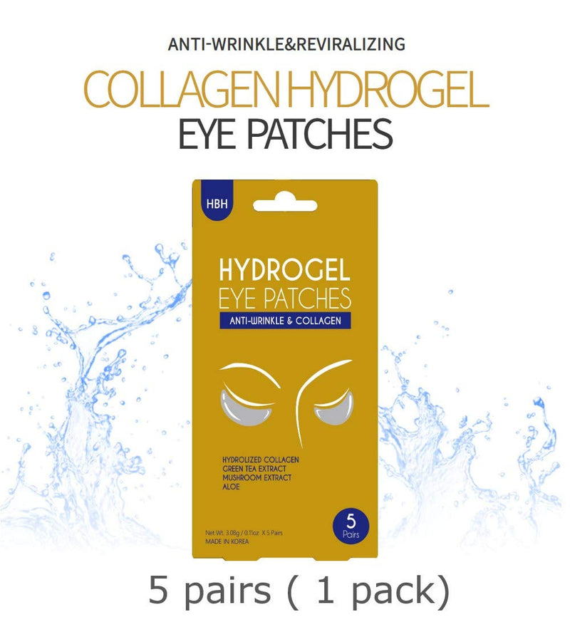 LUKE Korea Hydrogel under eye patches Collagen Aloe Green Tea eye masks(10 pairs), Moisturizing under eye pads for wrinkles - BeesActive Australia