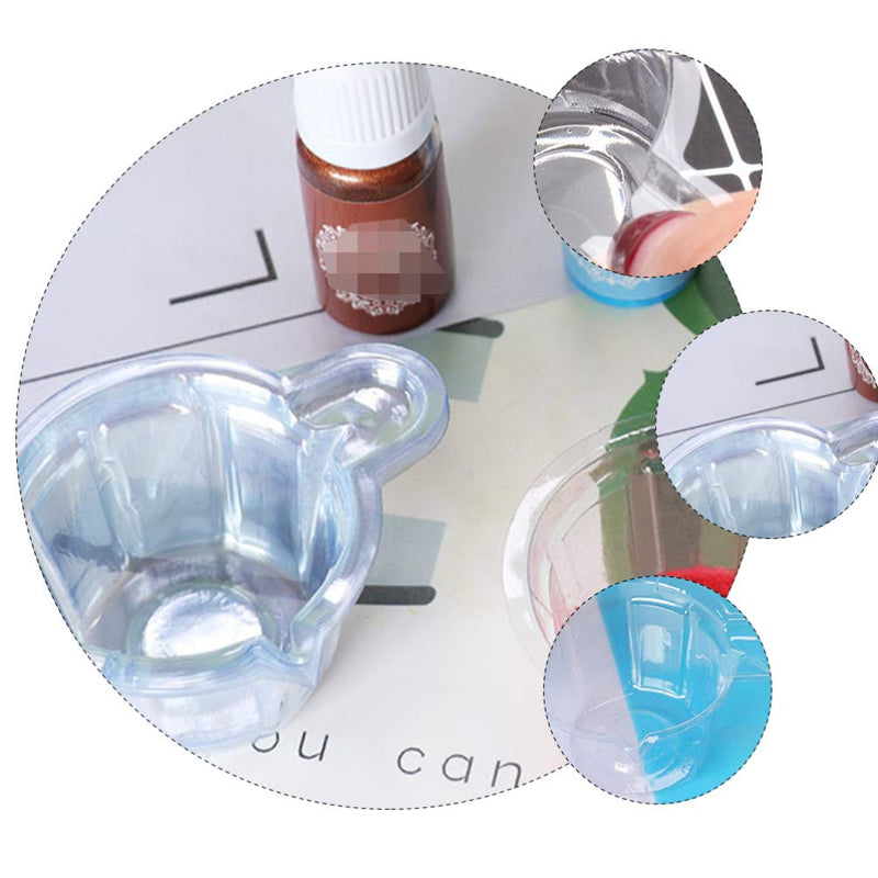 Healifty 100Pcs Urine Cups Plastic Urine Collection Cups 40ml Disposable Urine Specimen Cups Holder for Pregnancy Ovulation Test - BeesActive Australia