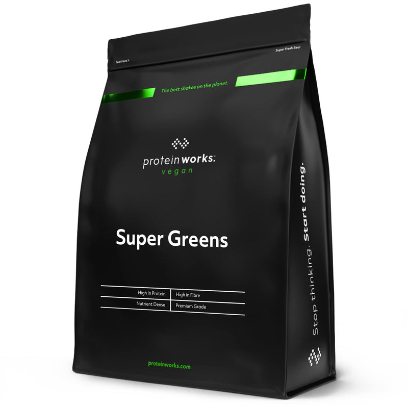 Super Greens Powder | Nutrient Dense Detox Shake | Supports Immune System | 100% Vegan | Protein Works | Tropical Punch | 250g 250 g (Pack of 1) - BeesActive Australia