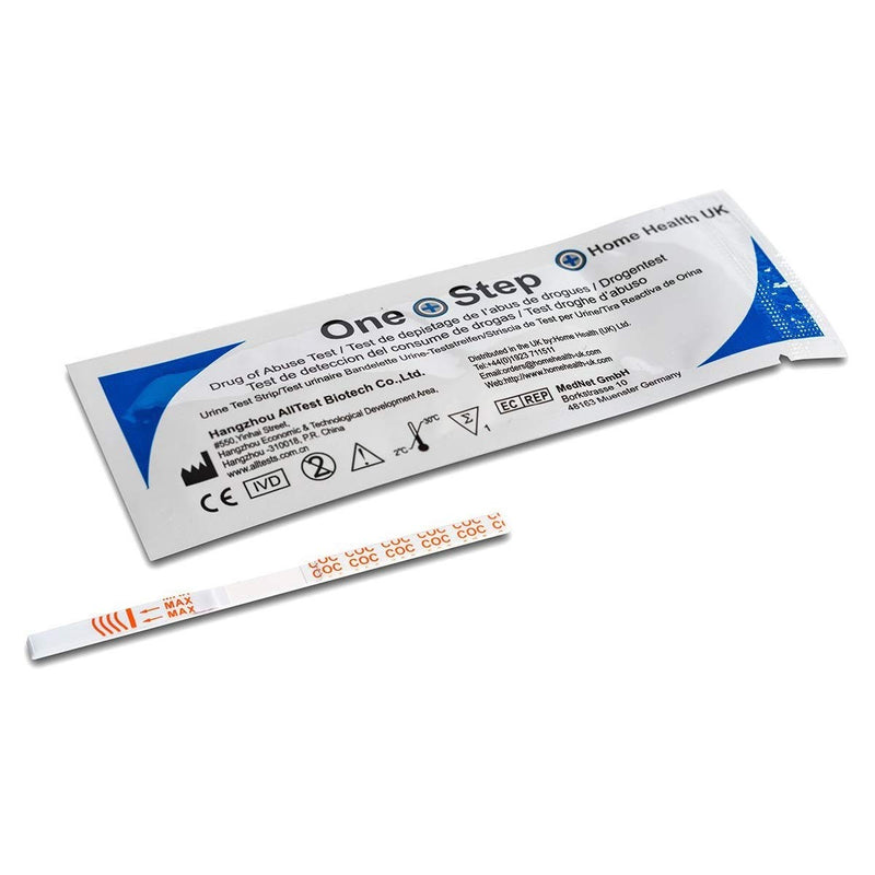 5 x Drug Testing Kits Cocaine Single Urine Test Strips - One Step 5 Count (Pack of 1) - BeesActive Australia