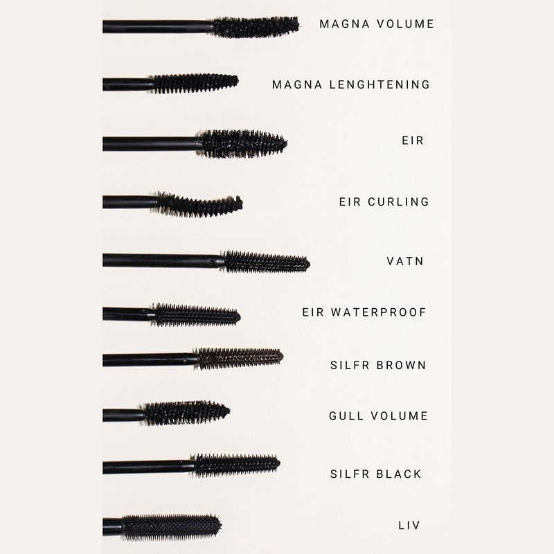 IDUN Minerals - EIR Waterproof Mascara - Boost Lashes, Without Smudging and Clumping, Safe for Sensitive Eyes - Cruelty Free, 100% Vegan Makeup - 006 Black, 0.34 fl oz Tube - BeesActive Australia