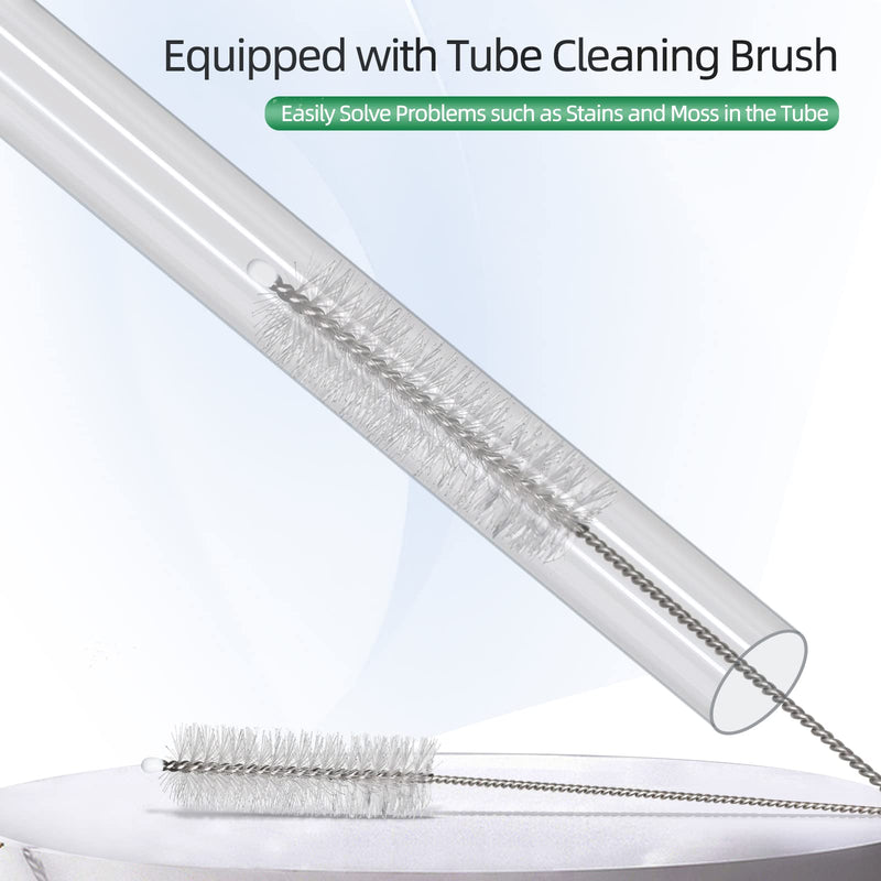 UPETTOOLS Shrimp Feeding Dish Set, Aquarium Fish Feeder Tube Kit with Feeding Ring,Cleaning Brush for Fish Tank - BeesActive Australia