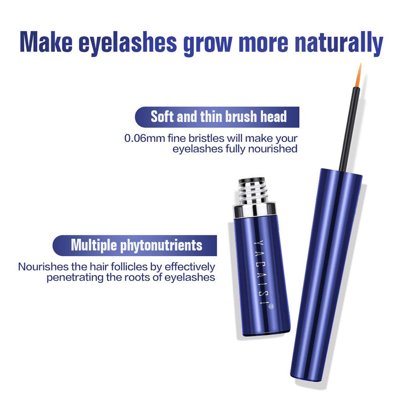 Eyelash Growth Serum Rapid Lash Growth Serum Organic Natural Eyelash and Eyebrow Nutrition Extension Enhancer Liquid Vitamin E and Natural Ingredients Lash Booster Longer Thicker Non-irritating 4ml - BeesActive Australia