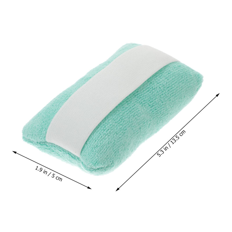 EXCEART Palm Grip Hand Contracture Cushion with Elastic Band Anti-Microbial Sweat Resistant Machine Washable Palm Protector Green - BeesActive Australia