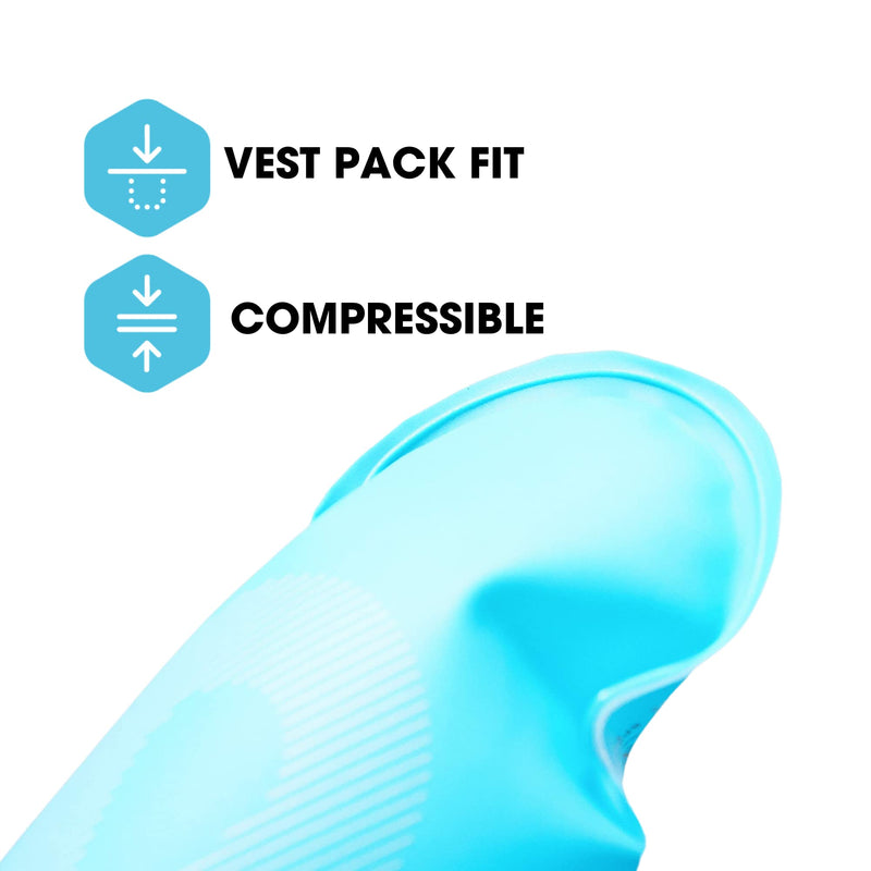 Hydrapak SoftFlask 150ml - Collapsible Trail Running Vest Soft Gel Flask Bottle - (150 ml/5 oz) - BeesActive Australia