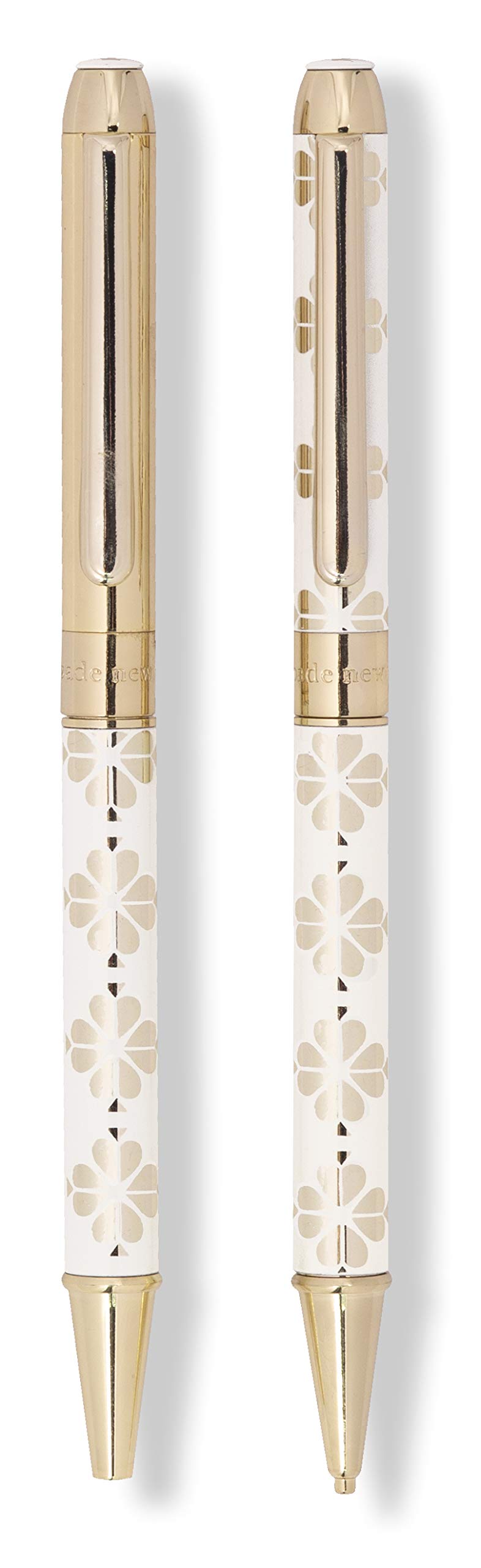 Kate Spade New York Black Ink Ballpoint Pen and 0.9mm Mechanical Pencil Set, Spade Flora - BeesActive Australia