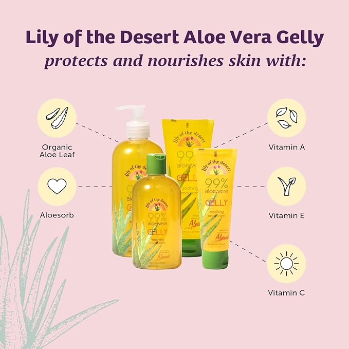 LILY OF THE DESERT - Aloe Vera Gel 12.2 fl oz (360 ml) LILY - [Parallel Import] - BeesActive Australia