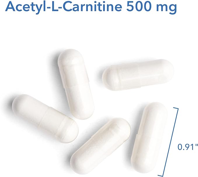 Acetyl L-Carnitine 500mg 100 Vegetarian Capsules - BeesActive Australia