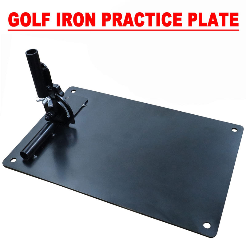 BRAMASOLE Golf Swing Plane Trainer Perfector Plate 360 Degree Adjustable Alignment Stick Rods Base Training Aids for Men Women Indoor Outdoor Driving Range or Mat Practice 1 Pack Standard Plate - BeesActive Australia
