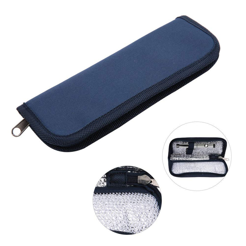 Diabetic Bag - Portable Insulin Cooler Bag Diabetic Patient Organizer Travel Insulated Case ( Color : Navy Blue ) - BeesActive Australia