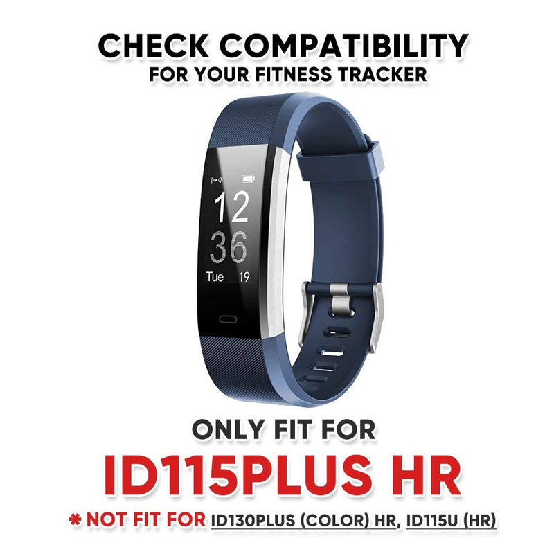 ZURURU Veryfitpro ID115Plus HR Replacement Bands for Veryfit Pro ID115Plus HR Fitness Tracker Smart Watch Blue - BeesActive Australia