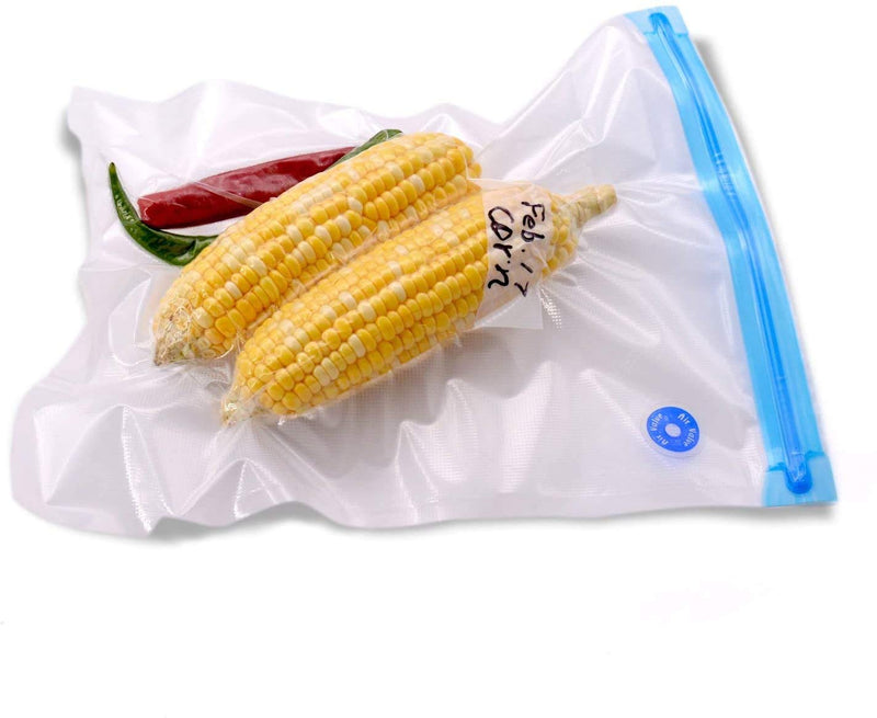 [AUSTRALIA] - FOYO Gallon Size Vacuum Zipper Bags, Vacuum Food Sealer Bags Food Storage Reusable Bags with Double-layer Zippers Designed, BPA free, Set of 18 