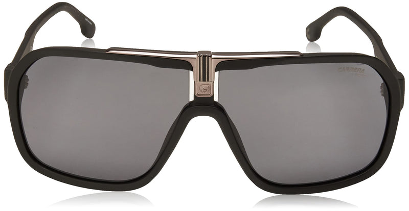 Carrera Men's 1014/S Shield Sunglasses Black Gold/Brown Gold 64 Millimeters - BeesActive Australia