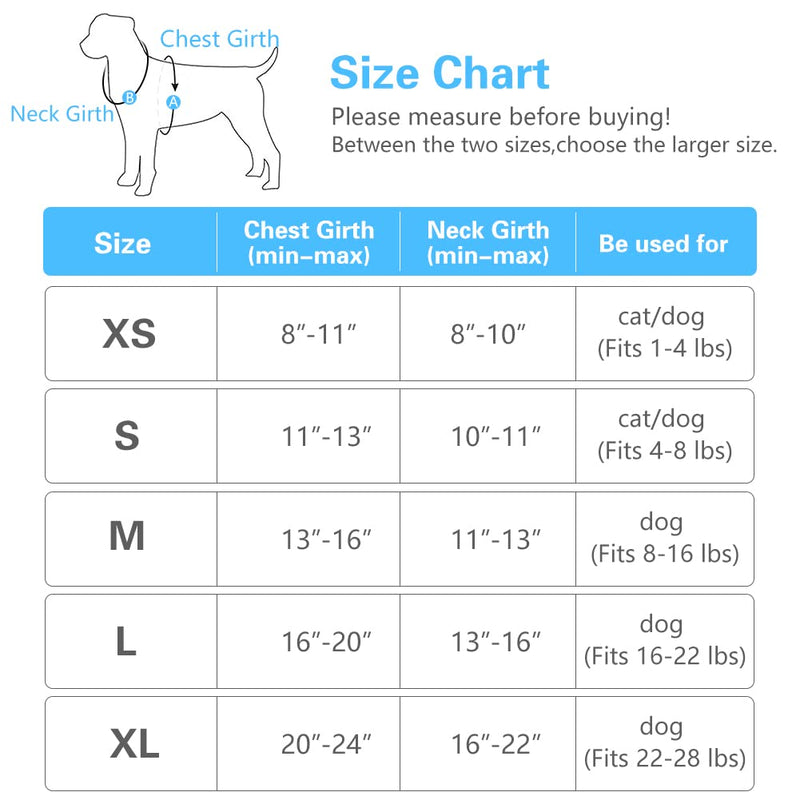 Mitili Dog Harness with Leash Set, No Pull Dogs Vest Harnesses Step-in Air Reflective Adjustable Breathable Mesh Cat Harness fit Small Medium Puppy Pet Cats (M(Chest:13-16"), Fresh Pink) - BeesActive Australia