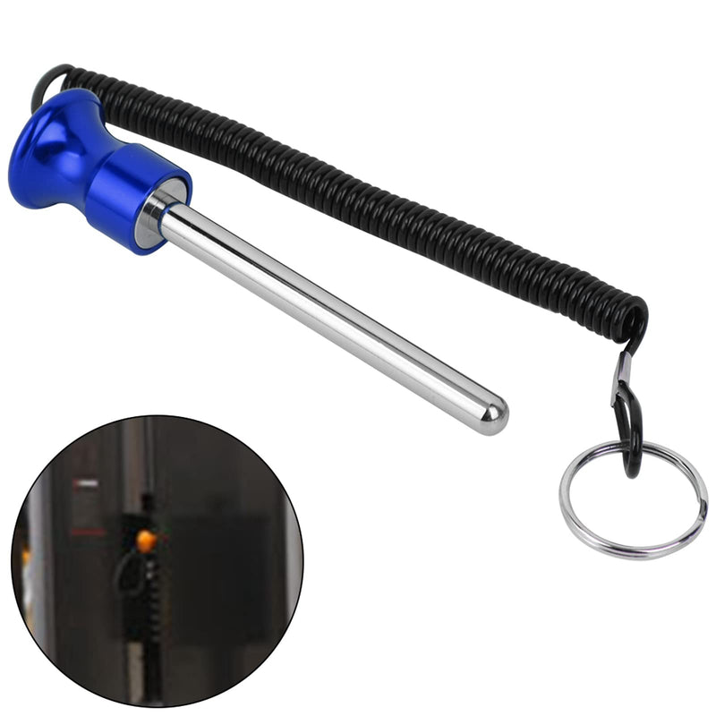 Keenso Weight Stack Pin, Pin Stack Training Strength Training Equipment Magnetic Weight Stack Pin with Pull Rope Strength Training Equipment Blue - BeesActive Australia
