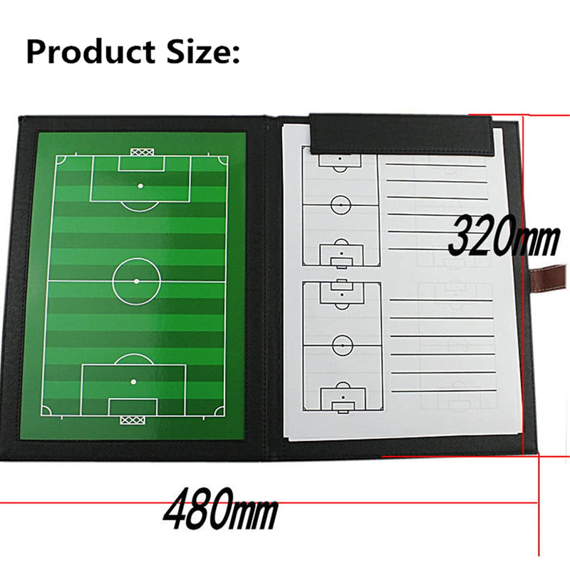 Joyeee Foldable Soccer Coaching Board, with Magnetic Dry Erase, Marker, Magnetic Chess Pieces, Football Coaching Accessories, Soccer Training Equipment for Youth, Soccer Stuff Accessories #14 - BeesActive Australia