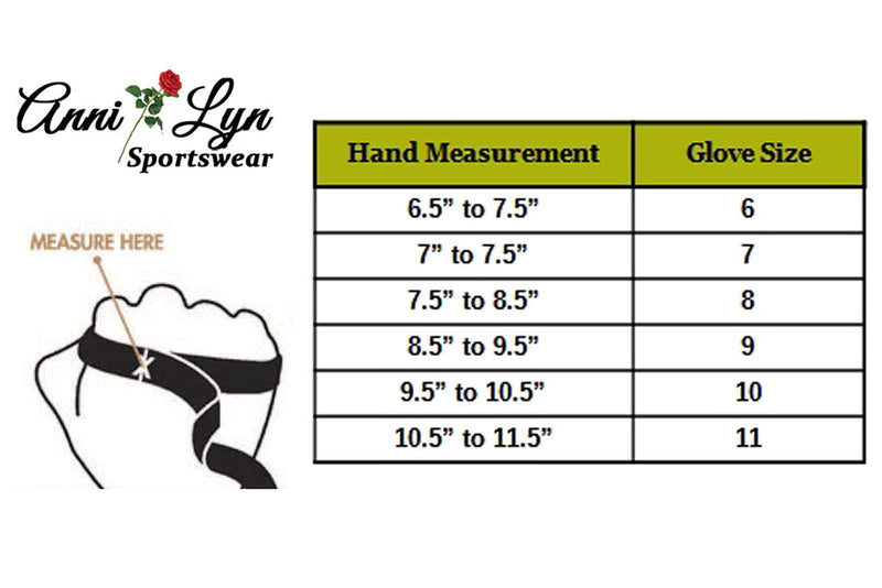 Anni Lyn Sportswear Women's Endura Pro Leather Glove White/Black 9 - BeesActive Australia