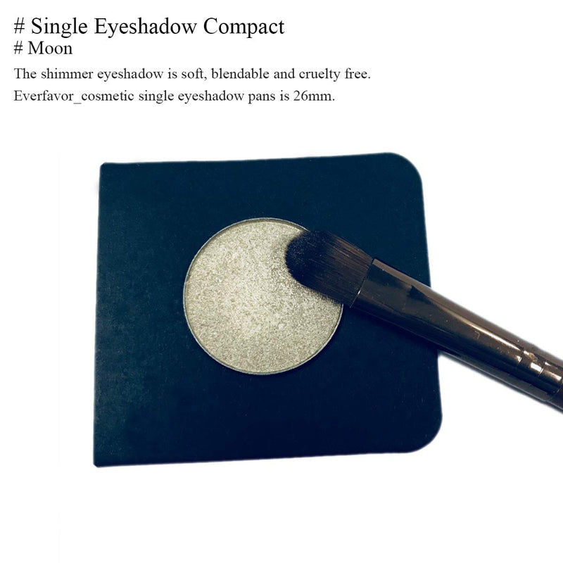 Everfavor Single Eye Shadow Compact, High Pigmented Blendable Eyeshadow Makeup Refill Pan 26mm (Nereus) - BeesActive Australia