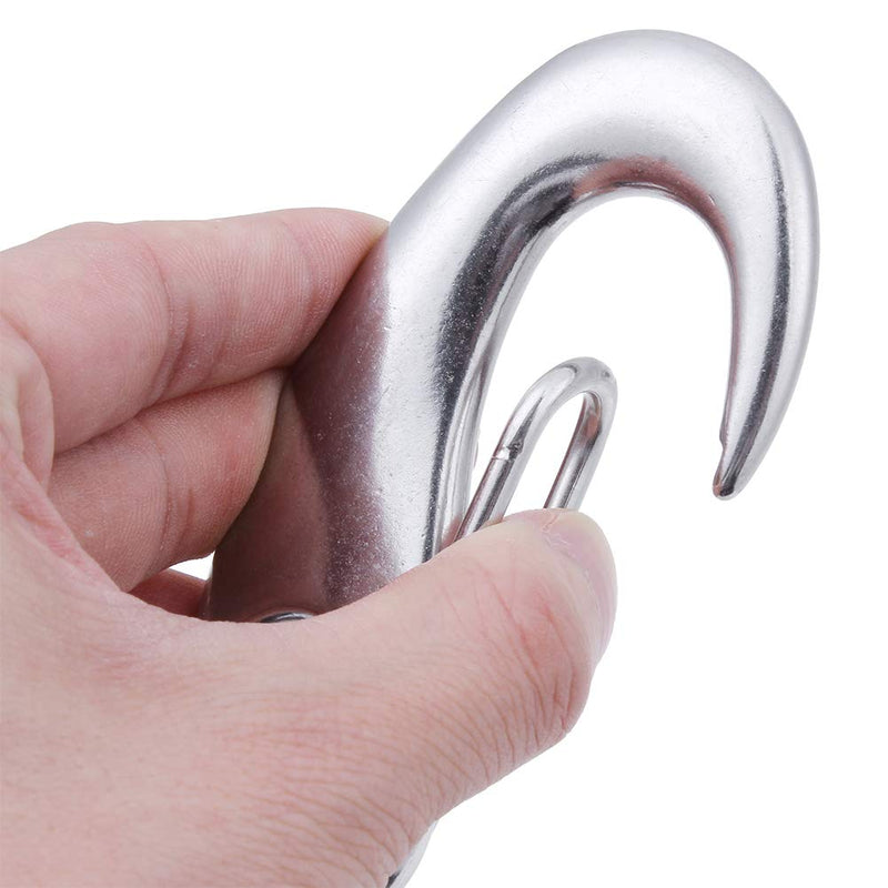 AOWISH Spring Snap Hook (4 Pieces) Stainless Steel Clip Multifunctional Quick Link Carabiner Flag Pole Hardware to Attach with Rope (2-3/4 Inch) - BeesActive Australia