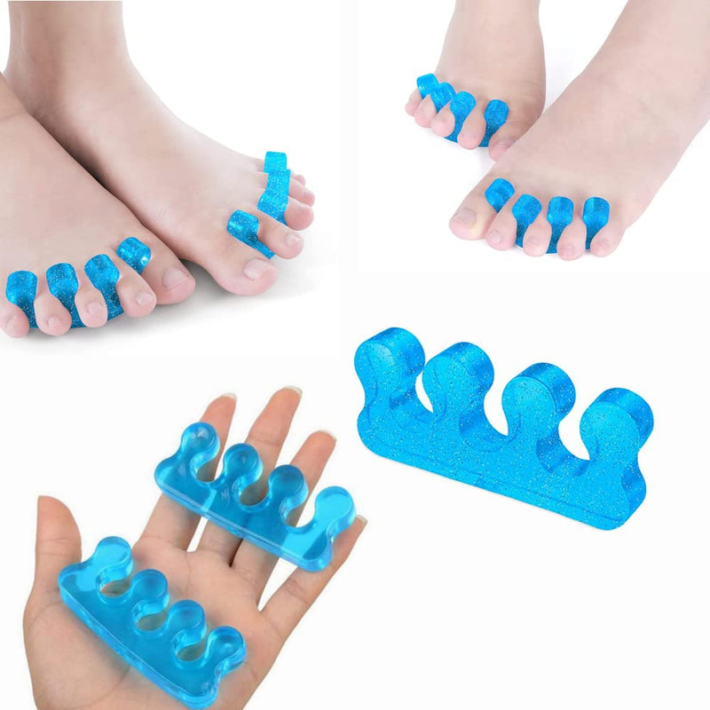 3 Pair Toe Separators Silicone Toe Spacers Gel Toe Stretchers Divider Spacers Foam Toe Dividers Straighteners and Correctors for Relaxing Toes - BeesActive Australia