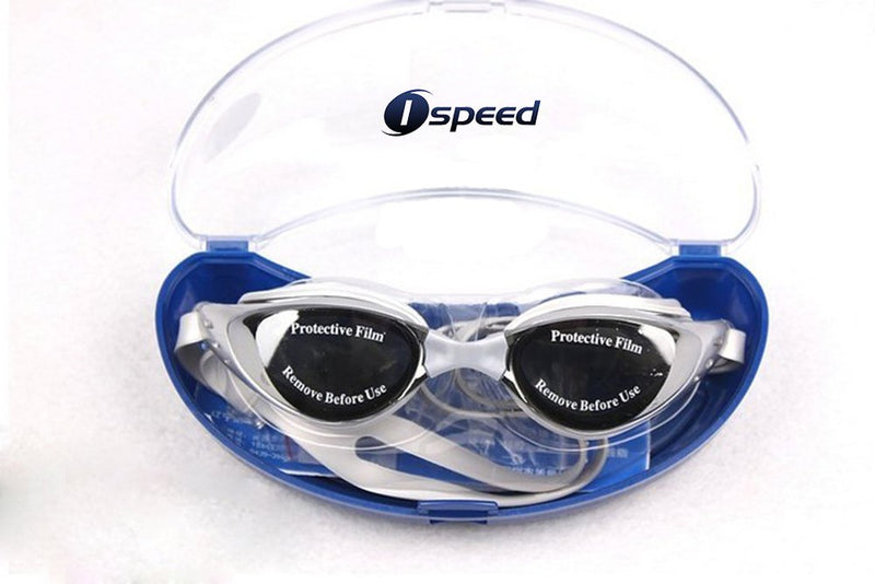 Ispeed Mirror Pro Swim Goggle (Purple/Black) - BeesActive Australia