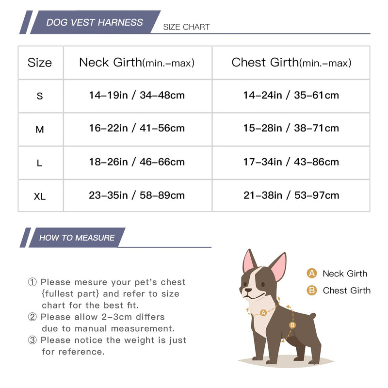 Timos No Pull Dog Harness,NO Need Go Over Dogs Head 3 Snap Buckles Reflective Oxford No Choke Puppy Harness with Front & Back 2 Metal Leash Clips Soft Padded Vest Harnesses for Small Medium Large Dogs Small (Pack of 1) Pink - BeesActive Australia