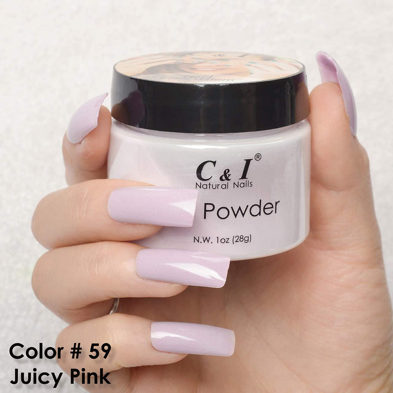 C & I Dipping Powder Color No.059 Juicy Pink Red Color System - BeesActive Australia