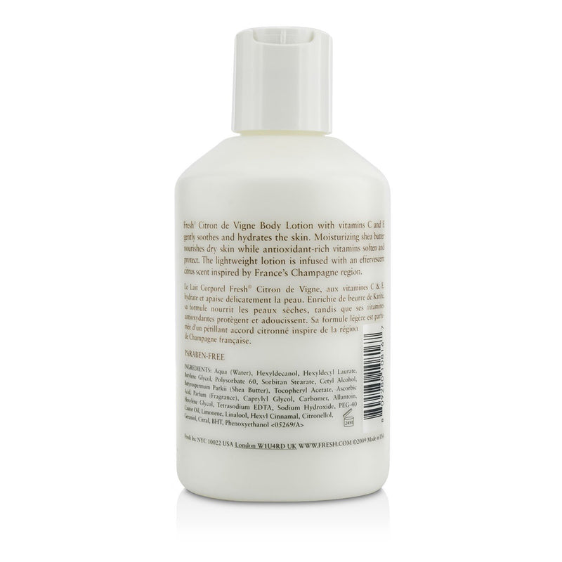 Fresh Citron De Vigne Body Lotion, 10 Ounce - BeesActive Australia