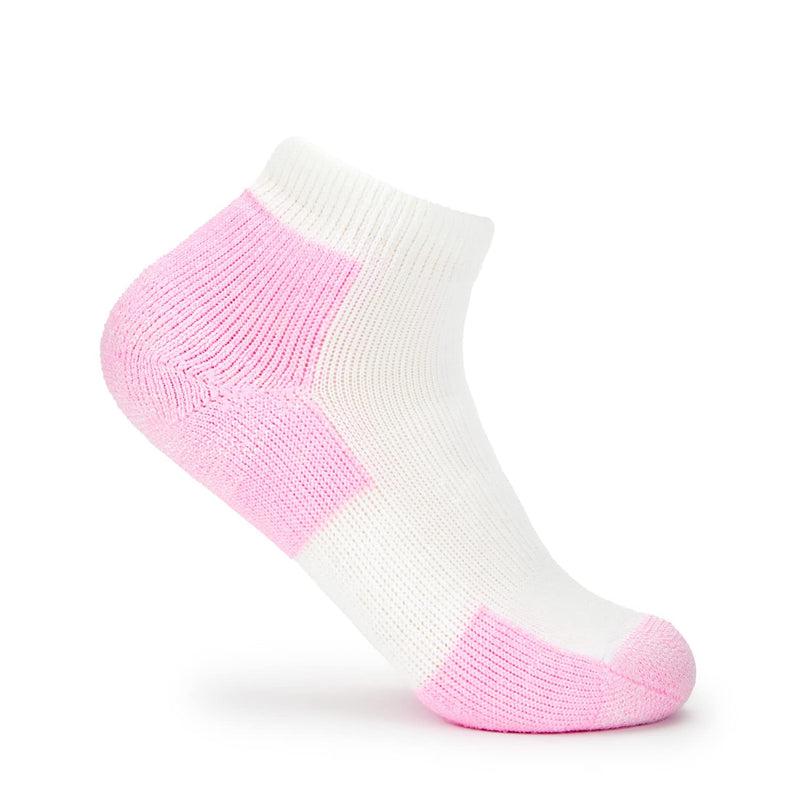 thorlos womens Dwmxw Max Cushion Distance Walking Ankle Socks Medium Pink (3 Pairs) - BeesActive Australia