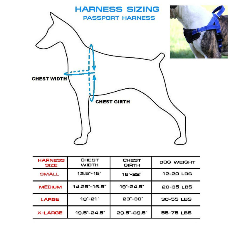 Max and Neo Passport Reflective Dog Harness - We Donate a Harness to a Dog Rescue for Every Harness Sold MEDIUM (19"-24.5" CHEST GIRTH) PURPLE - BeesActive Australia