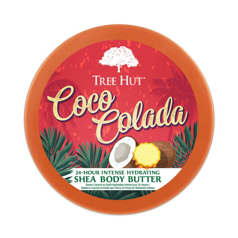 Tree Hut 24 hour Intense Hydrating Shea Body Butter, Coco Colada, 7 Ounce 7 Ounce (Pack of 1) - BeesActive Australia