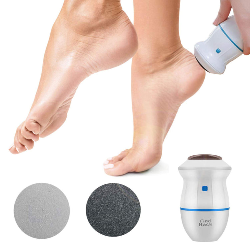 Electric Adsorption Foot Grinder, Pedicure Foot Care Tools, Speed Callus Remover for Dead Hard Cracked Dry Skin (Foot Grinder White) - BeesActive Australia