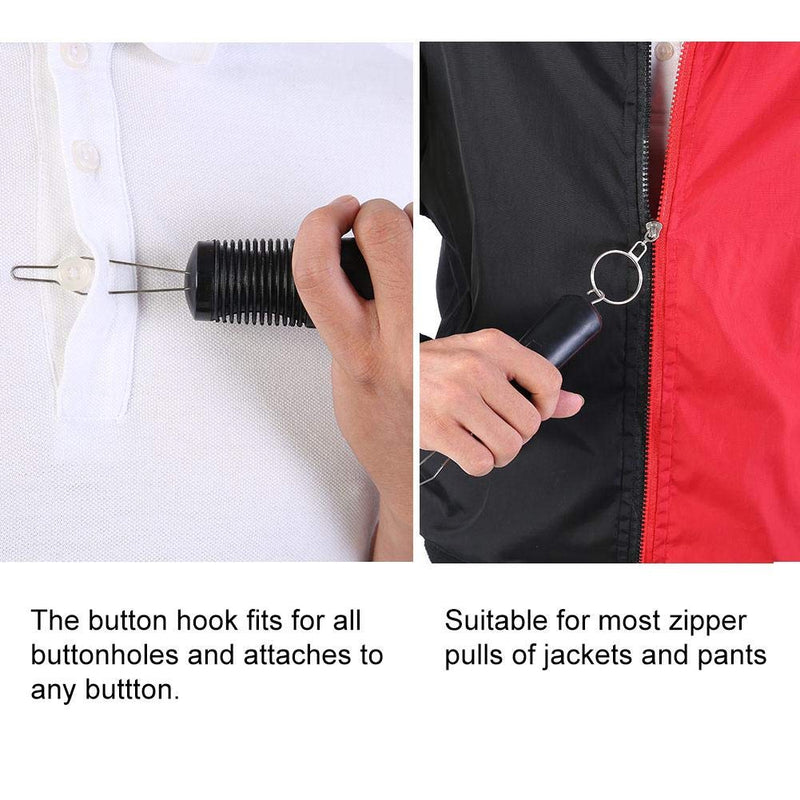 Uxsiya Button Hook Helper Puller Zipper Helper Convenient Dressing Aid Assist Device Use for People with Joint Pain - BeesActive Australia