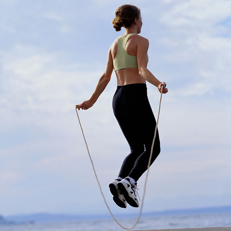 Jump Rope Adjustable Durable for Fitness Workout Exercise Black - BeesActive Australia