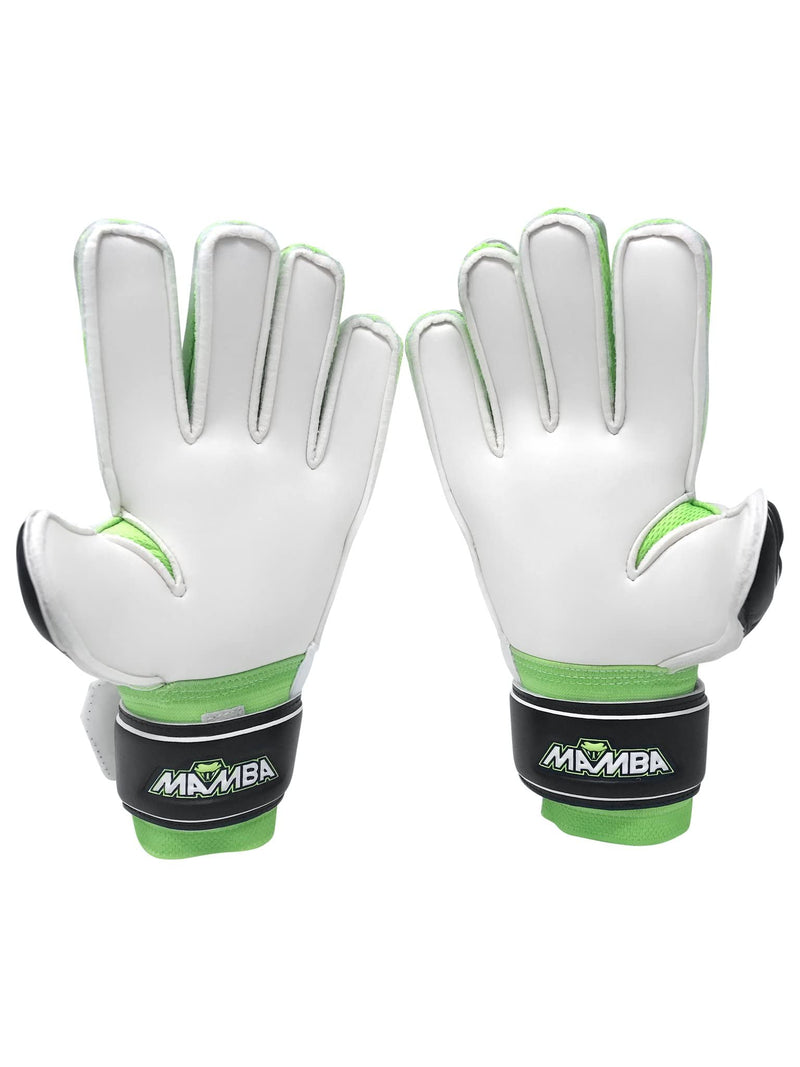 Mamba Goalkeeper Gloves for Youth & Adult - Premium Quality Latex Palm & Back Hand; Finger Spine Protection & Double Layer Wristband. Goalie Gloves for Men, Women, Boys & Girls 6 - BeesActive Australia