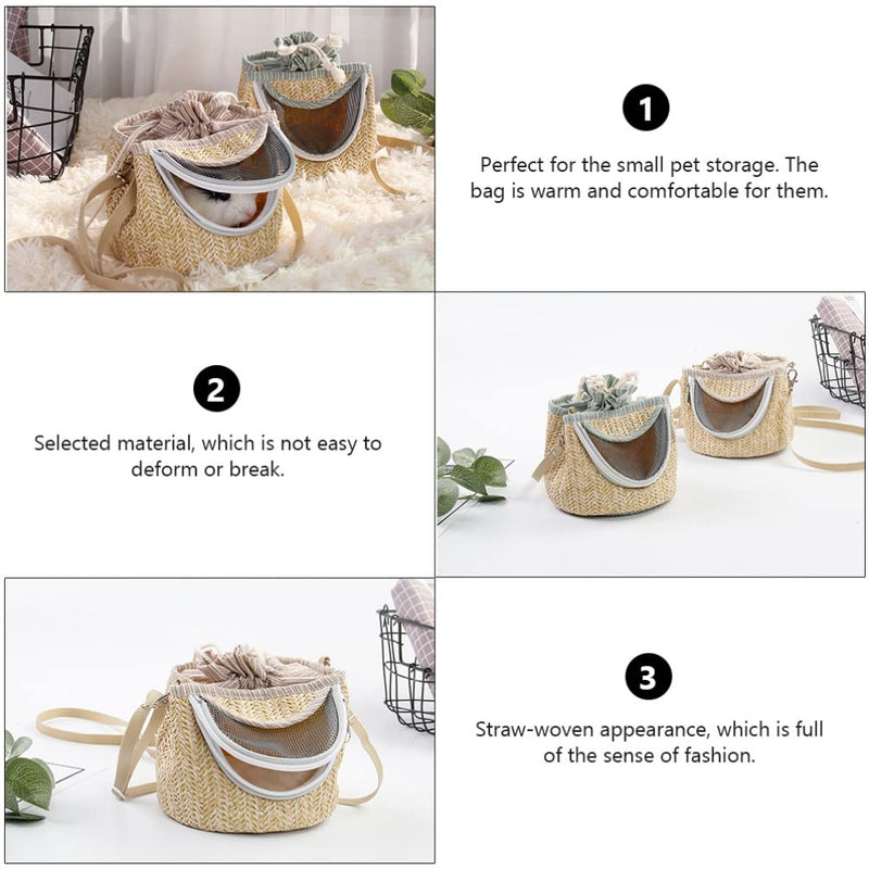 Balacoo Hamster Carrier Bag Small Animal Portable Outgoing Bag Pouch for Sugar Glider Hamster Squirrel Small Animals - BeesActive Australia
