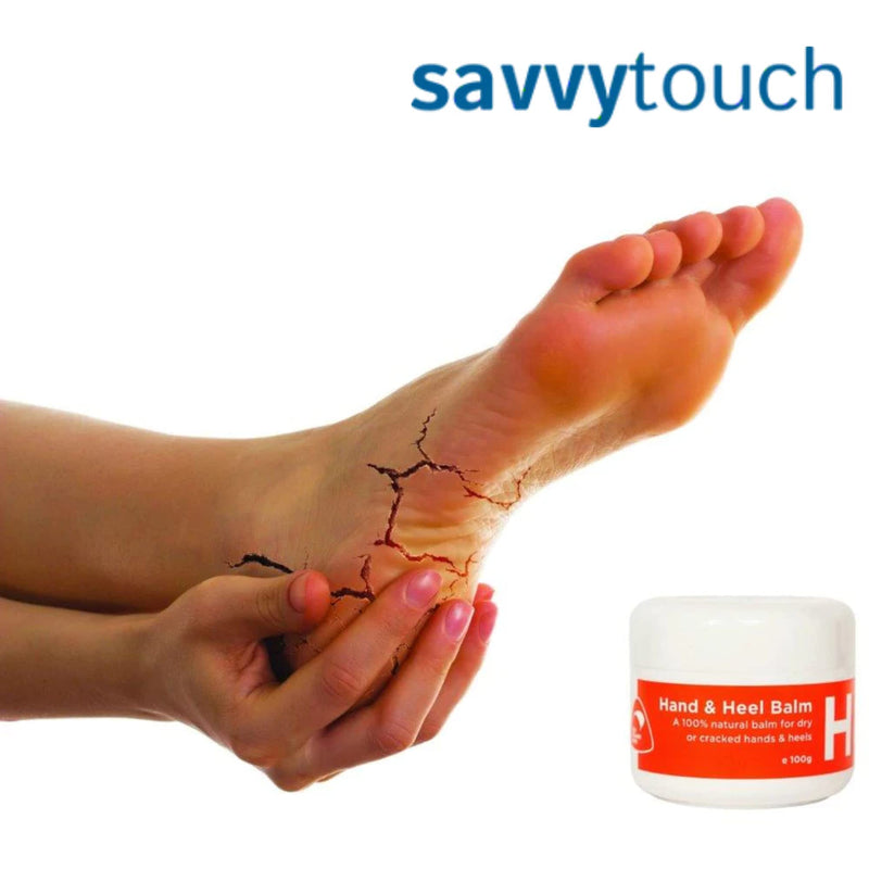 100ml Hand Heel and Foot Cream Balm for Dry Cracked Skin Treatment & Repair: 100% Natural Ingredients for Protection & Healing - BeesActive Australia