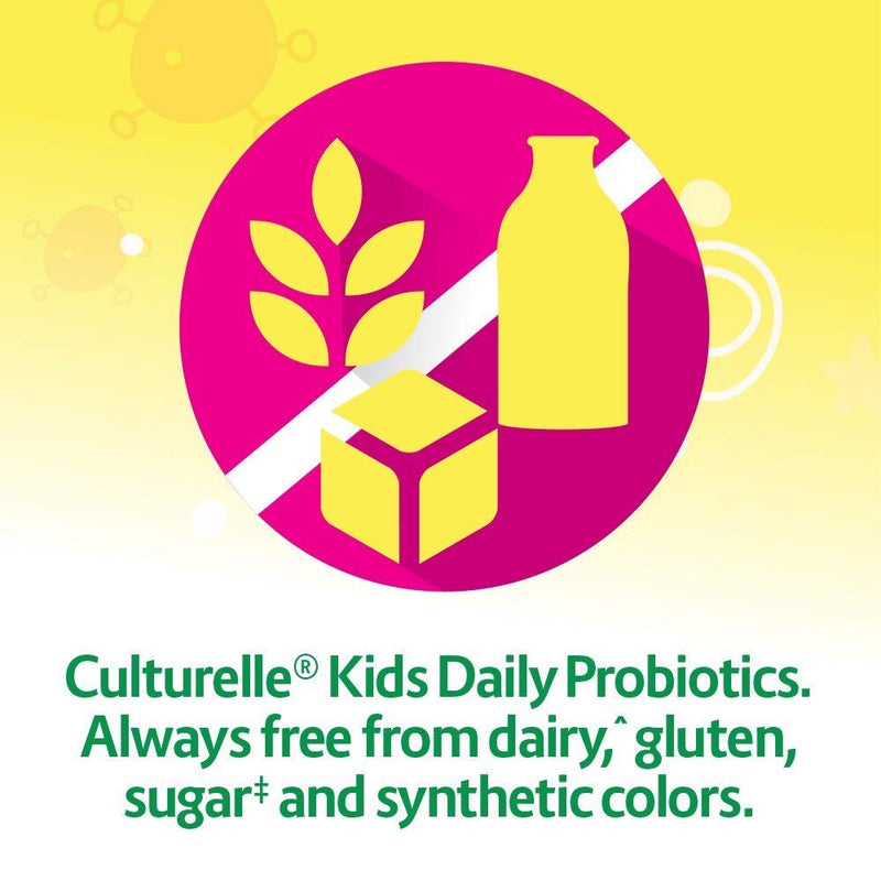 Culturelle Kids Regularity Probiotic & Fiber - Helps Restore Regularity & Keeps Kids' Digestive Systems Running Smoothly* - 60 Single Packets 60 Count (Pack of 1) - BeesActive Australia