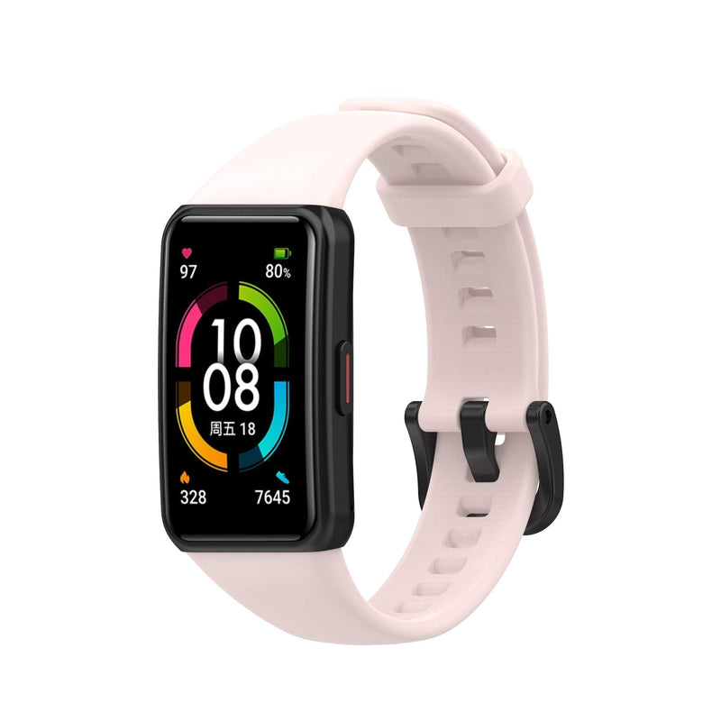 TenCloud Bands for Honor Band 6 Wristband Compatible with Huawei Honor Band 6 Smartwatch, Waterproof Replacement Band Strap for Honor Fitness Tracker Band 6 (Black+Pink+Purple) Black+Pink+Purple - BeesActive Australia
