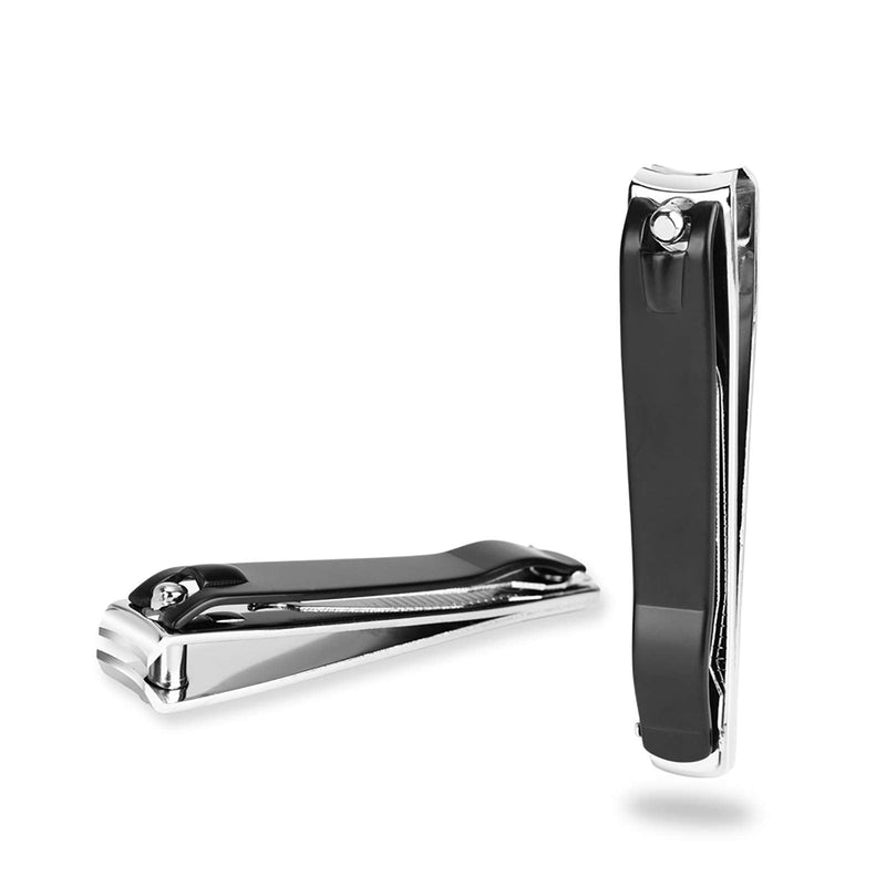 ICEYLI Large Nail Clippers Set,2 Pcs Premium Stainless Steel Fingernail & Toenail Clippers Curved Blade With Sharp And Sturdy Blade - BeesActive Australia