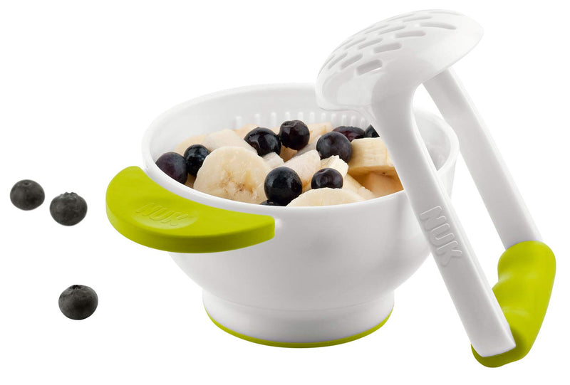 Annabel Karmel by NUK 6 Stackable Storage Containers (Microwave and Freezer Safe) with Baby Food Masher and Bowl Containers with Masher and Bowl - BeesActive Australia