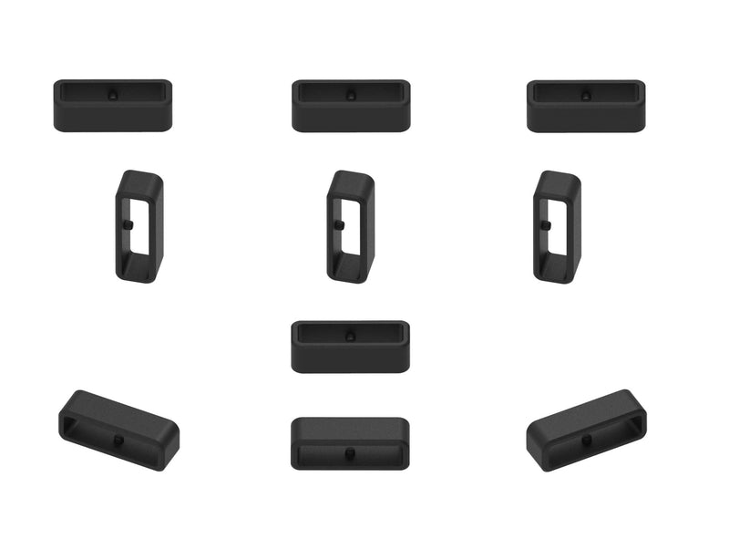 11-Pack Non-Slip Design Replacement Silicone Fastener Rings Connector Security Loop Band Keeper Safe Rings Compatible with Garmin Approach S10/S20/S60 S62 S5 S6/Forerunner 745 Smart Watch Bands - BeesActive Australia