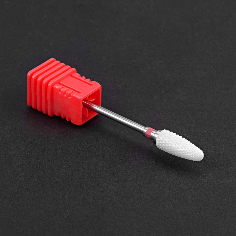 uxcell Ceramic Nail Drill Bits 3/32 Inch (Fine Grit) Professional Nail Drill Bit for Manicure Pedicure - BeesActive Australia