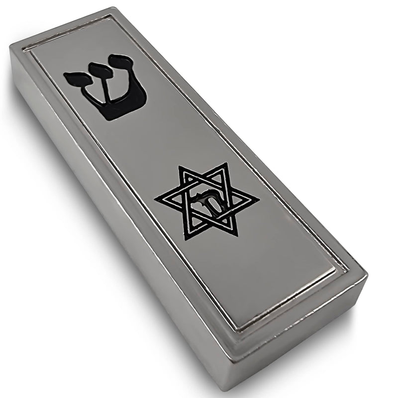 TALISMAN4U Protection CAR MEZUZAH with Travelers Prayer Scroll Jewish Star of David & Hebrew Chai Mezuza Jerusalem Israel Judaica Gift - BeesActive Australia