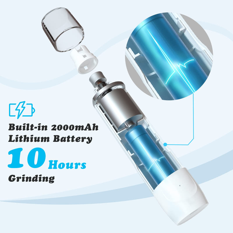 L&W BROS. Dog Nail Grinder, Rechargeable Dog Nail Grinder for Large Dogs, Pet Nail Grinder for Small Medium Dogs Cats Claw Care & Grooming Electric Dog Nail Trimmer - BeesActive Australia