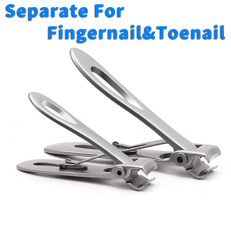 Nail Clippers For Thick Nail, Extra Wide Jaw Opening Toenail&Fingernail Clipper For Men and Women 3 IN 1 - BeesActive Australia