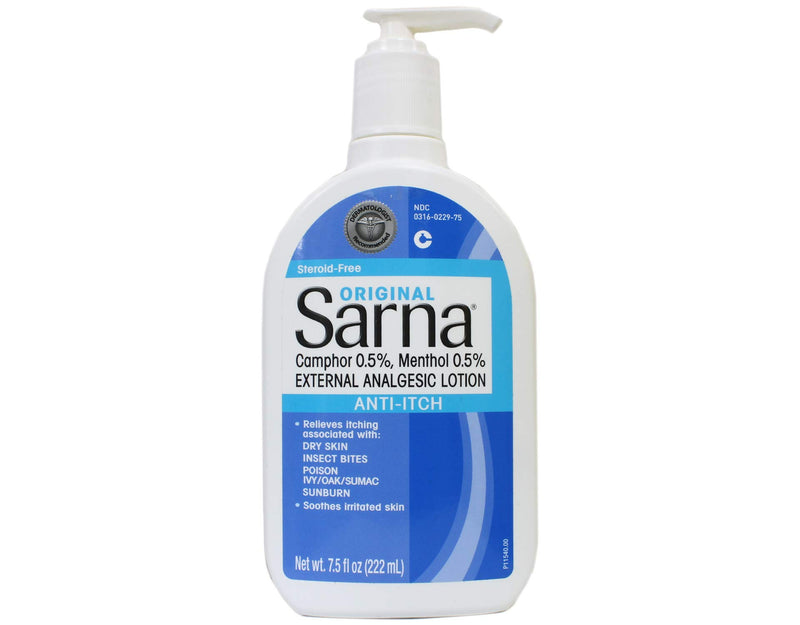 Sarna Anti-Itch Lotion Original 7.50 oz (Pack of 2) 7.5 Fl Oz (Pack of 2) - BeesActive Australia