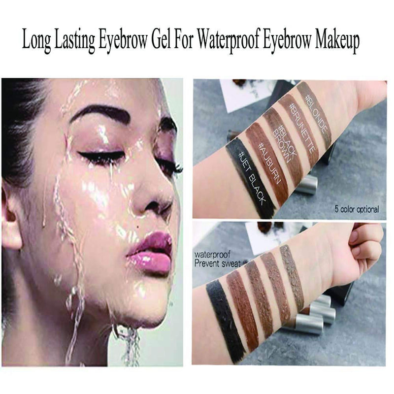 Long Lasting Eyebrow Gel for Waterproof Eyebrow Makeup, Black/Brown Color - BeesActive Australia